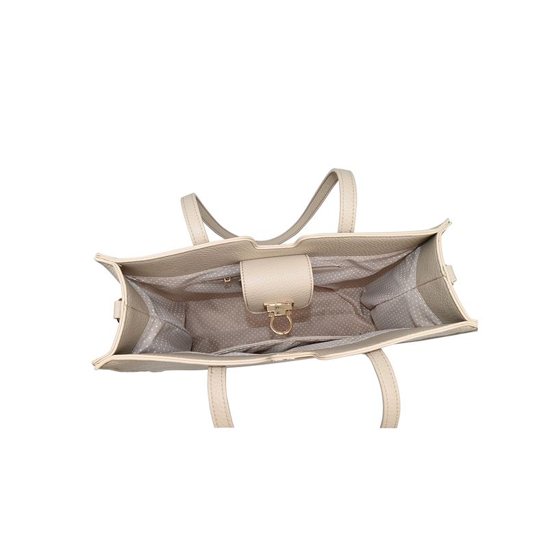 INE shopper - beige - rymlig väska i tidlös design