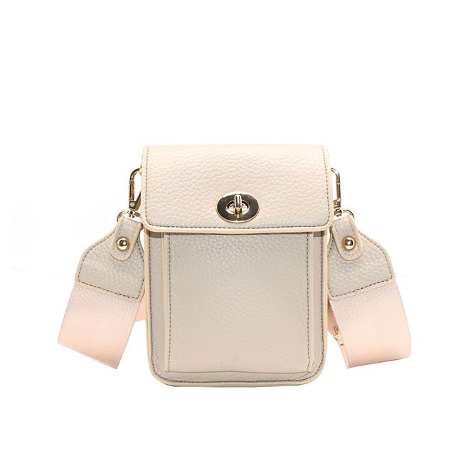 Hovedbilde Ilja mobilbag - beige - kompakt og stilren veske