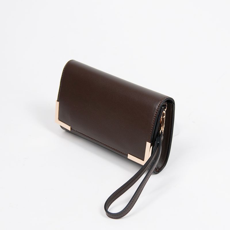 Happy party clutch - brun