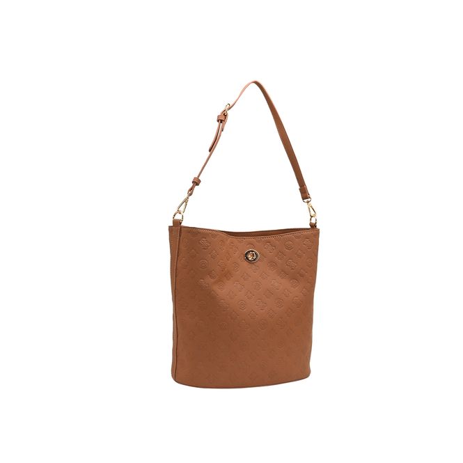 Huvudbild Ivory bucketbag - cognac - rymlig och stilren ...