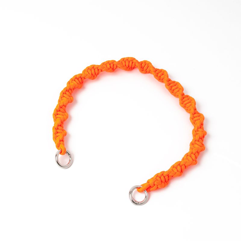 Kort axelrem macrame - orange
