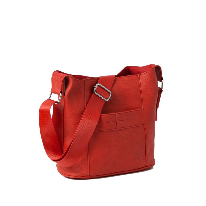 Anna liten crossbodyväska - röd