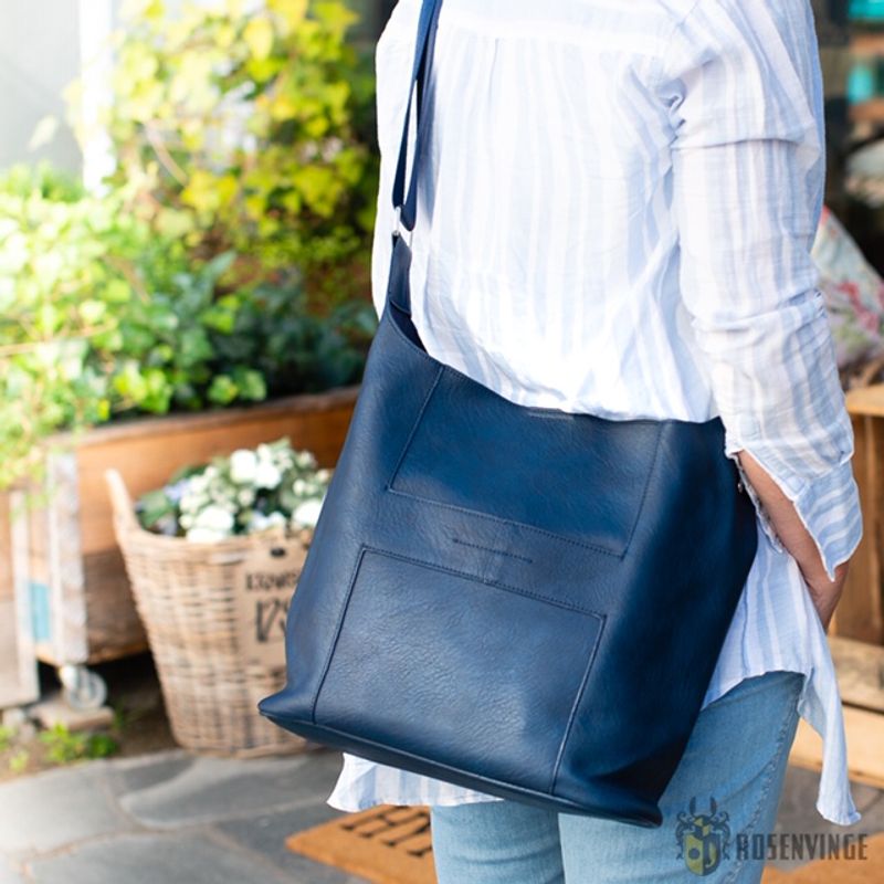 Anna stor crossbag - marine