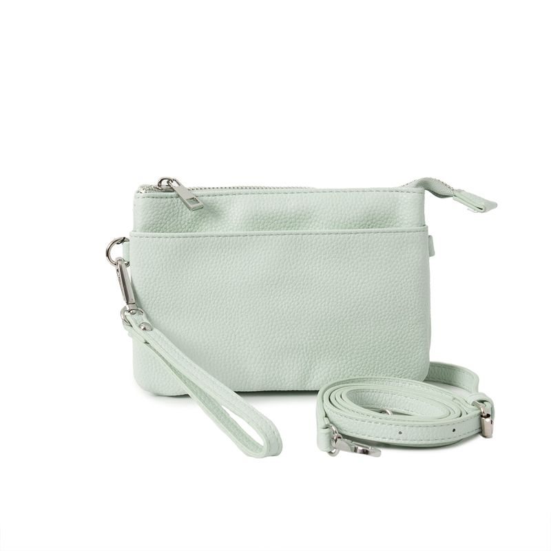 Anna clutch - ljus grön