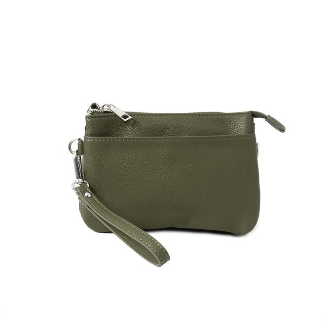 Huvudbild Anna clutch - olivgrönt