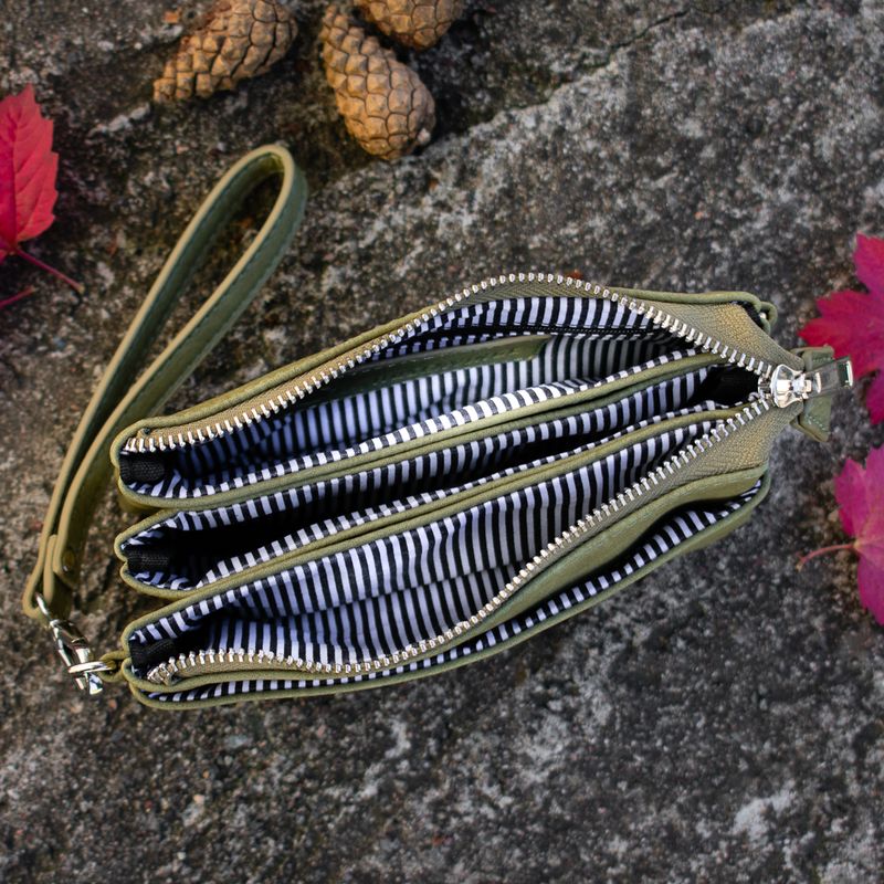 Anna clutch - ockragul