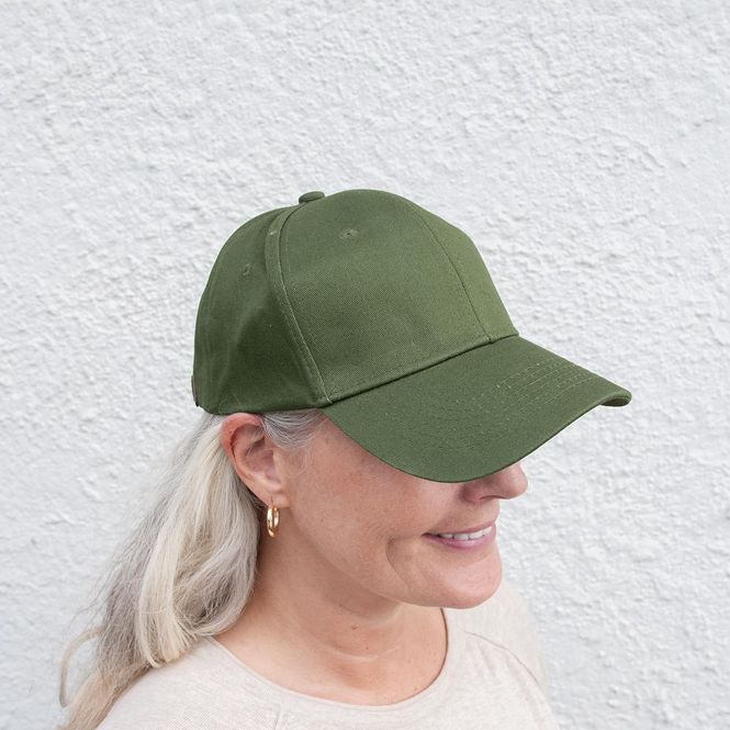 Huvudbild Keps i bomull - olivgrön