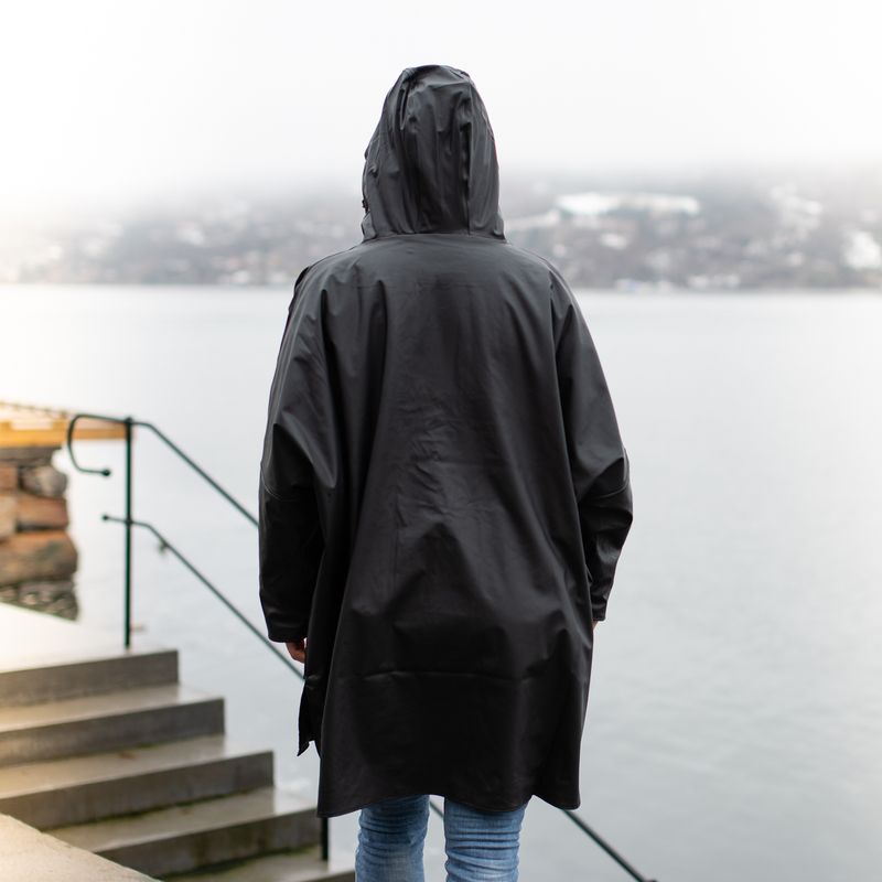 Regnponcho - svart
