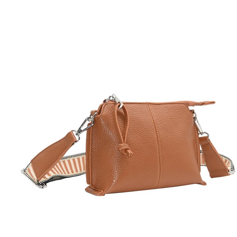 FRANCES Clutch - cognac