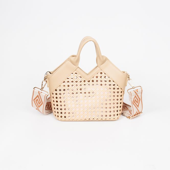 Huvudbild Izra liten shopper - beige - lätt och elegant ...