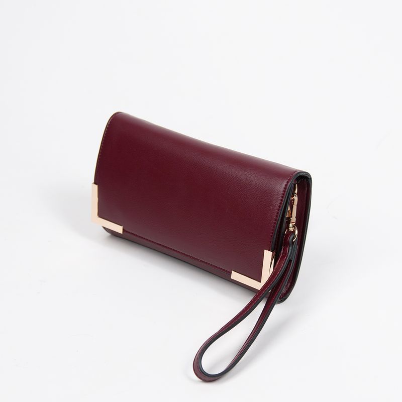 Happy party clutch - vinröd