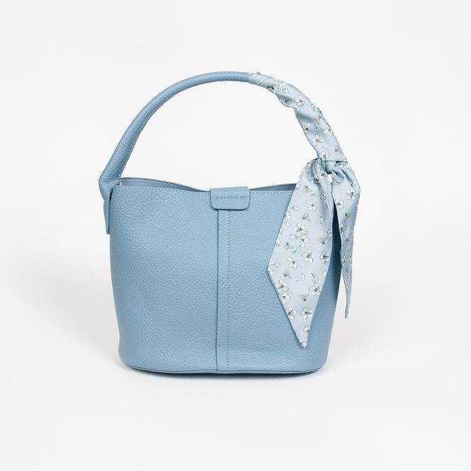 Huvudbild Ibelin liten bucketbag - ljusblå - feminin väska ...