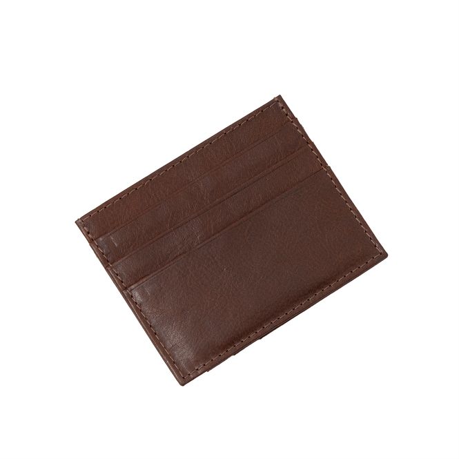 Huvudbild Korthållare i läder - brun