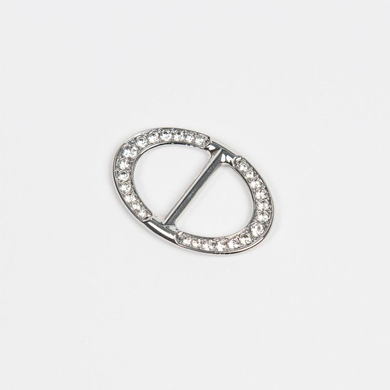 Skjerfring Crystal Oval – Elegant skjerfholder