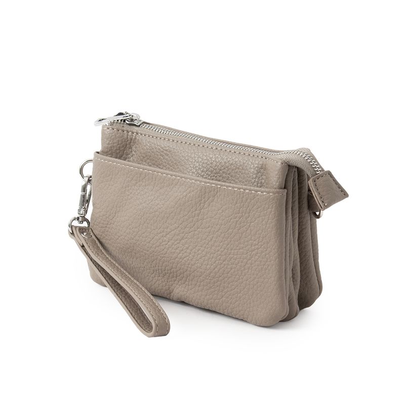 Anna clutch - kald beige