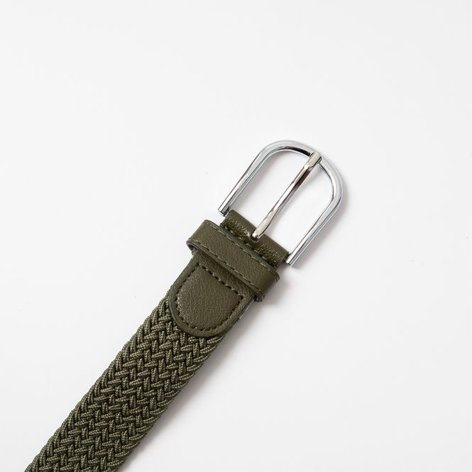 Huvudbild Stickat bälte, silver - armé