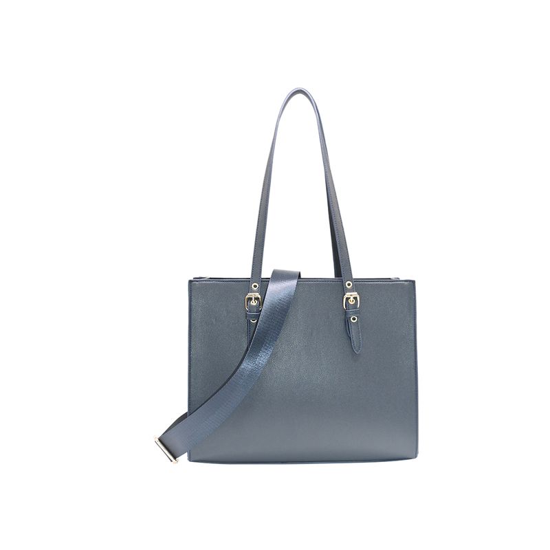 EMILIE shopper - marinblå