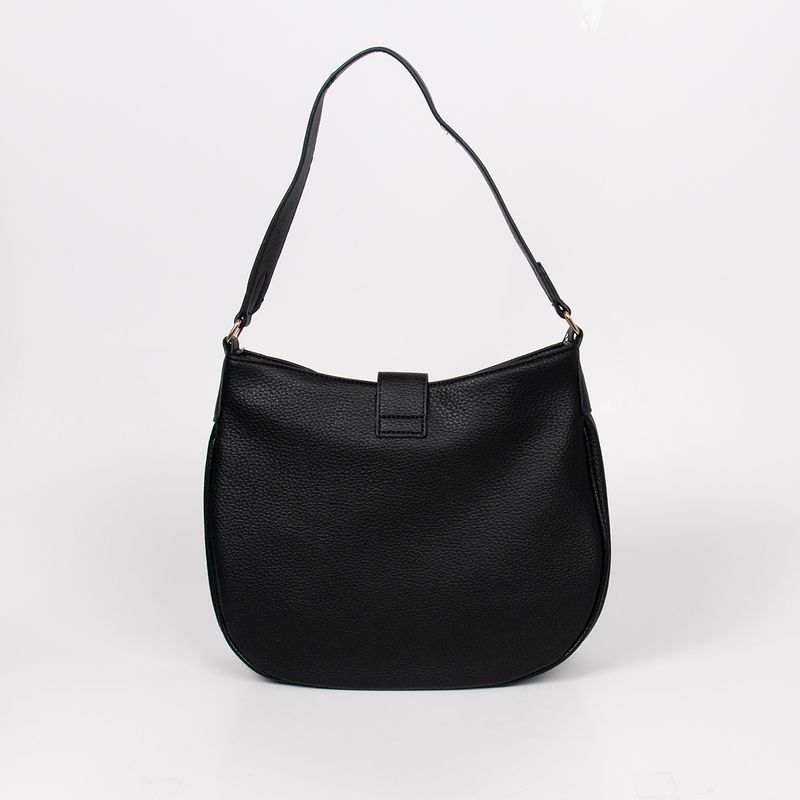 Iona ovalbag - svart - rymlig axelväska i tidlös design