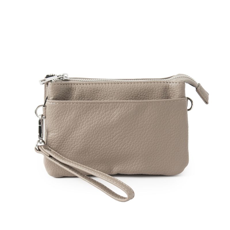 Anna clutch - kald beige