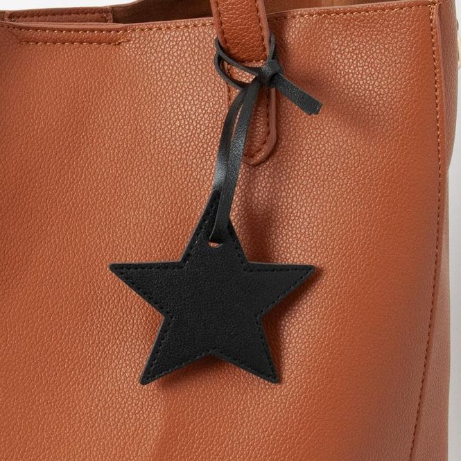 Huvudbild Väskadekoration STAR - svart
