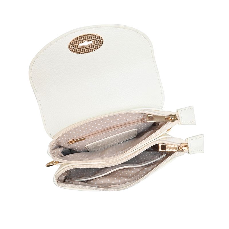 DANIELLE clutch hvit