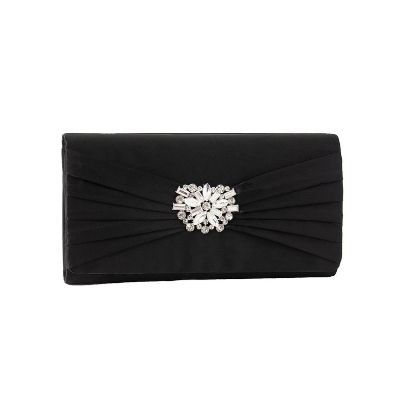 Festväska med rosett - svart